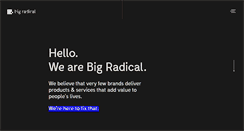 Desktop Screenshot of bigradical.com